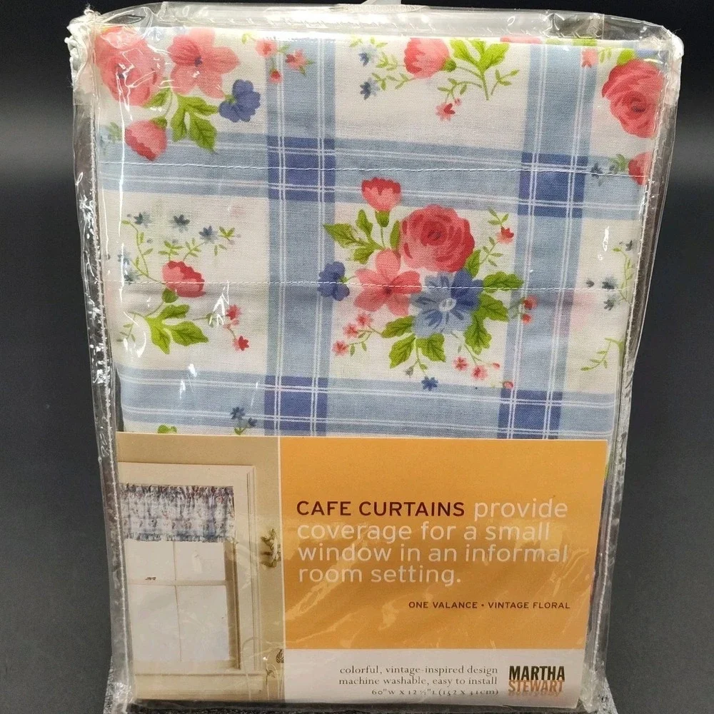 Set-2 Cafe Window Curtains Martha Stewart 60